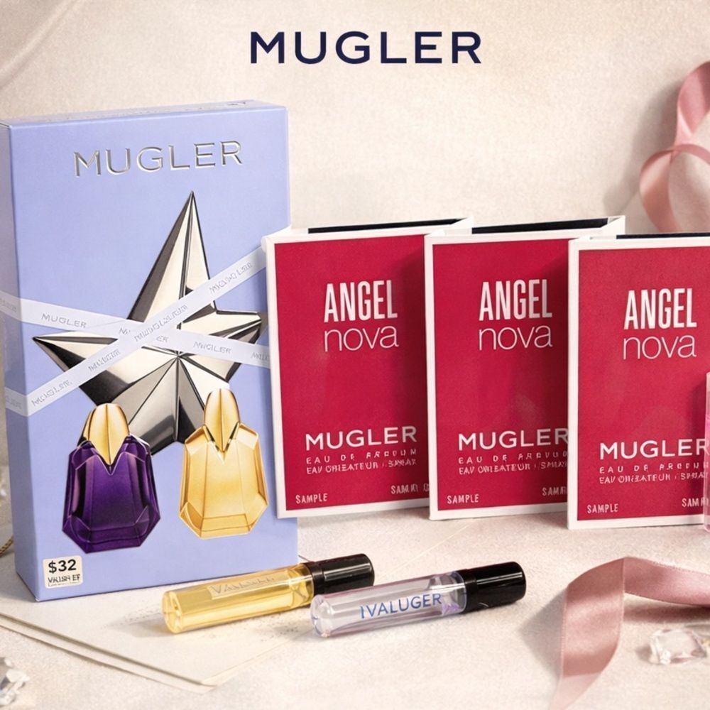 Mugler Alien Mini Set + 3 Angel Nova Samples | NEW | Discovery Bundle
